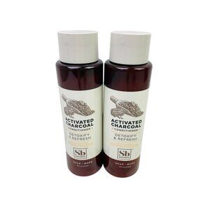 Soapbox Activated Charcoal Conditioner 16oz Detoxify & Refresh Formula 2 Pack